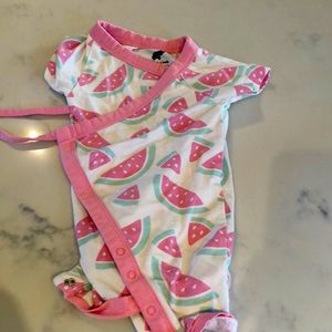 Monica and Andy watermelon kimono